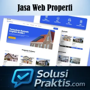 jasa pembuatan website properti, tampilan katalog rumah & properti profesional