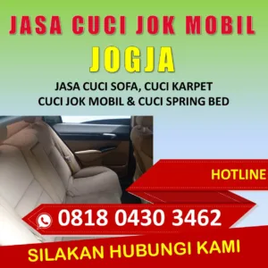 Jasa Cuci Jok Mobil Terdekat Jogja Sleman Gunung Kidul